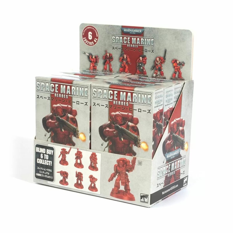 Space Marine Heroes Series 4 Display - Blood Angels Collection One