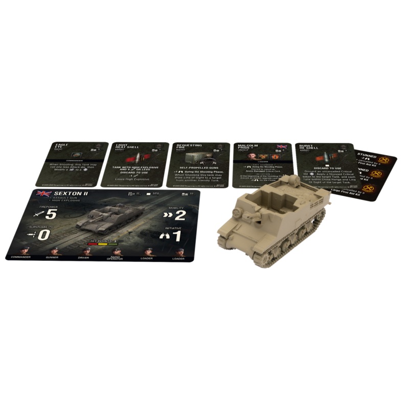 World of Tanks Miniatures Game Wave 8 British Sexton II