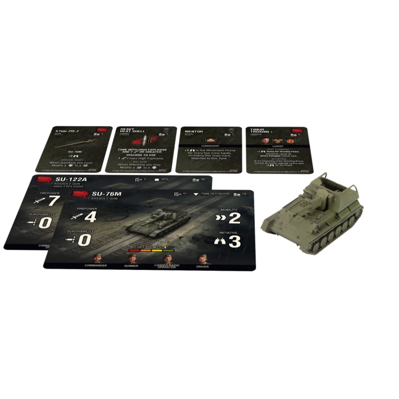 World of Tanks Miniatures Game Wave 8 Soviet SU-76M