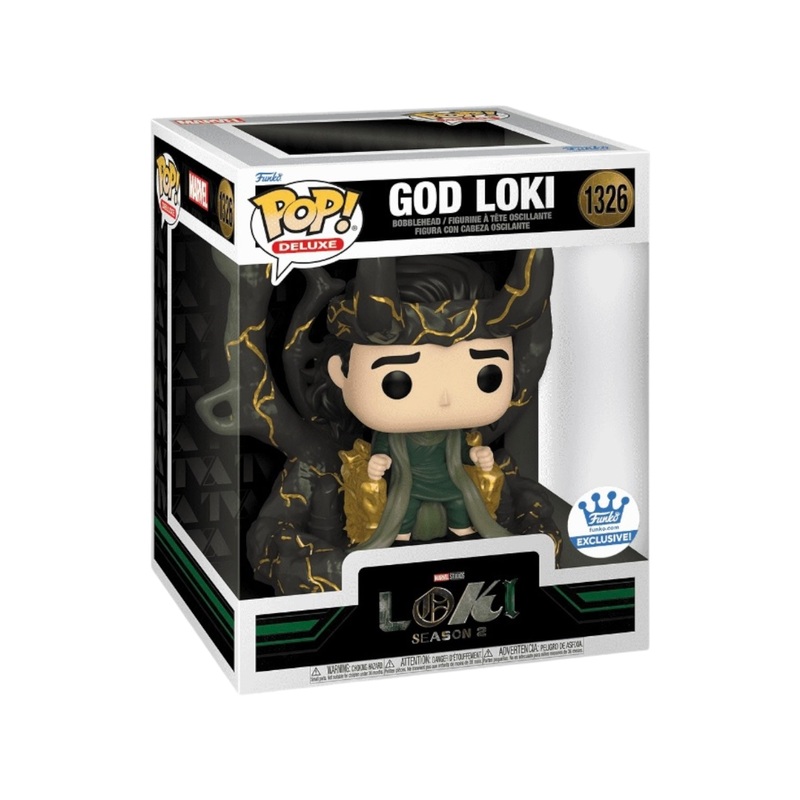 God Loki #1326 Deluxe Funko Pop! - Loki: Season 2 - Funko Shop Exclusive - Condition 8/10