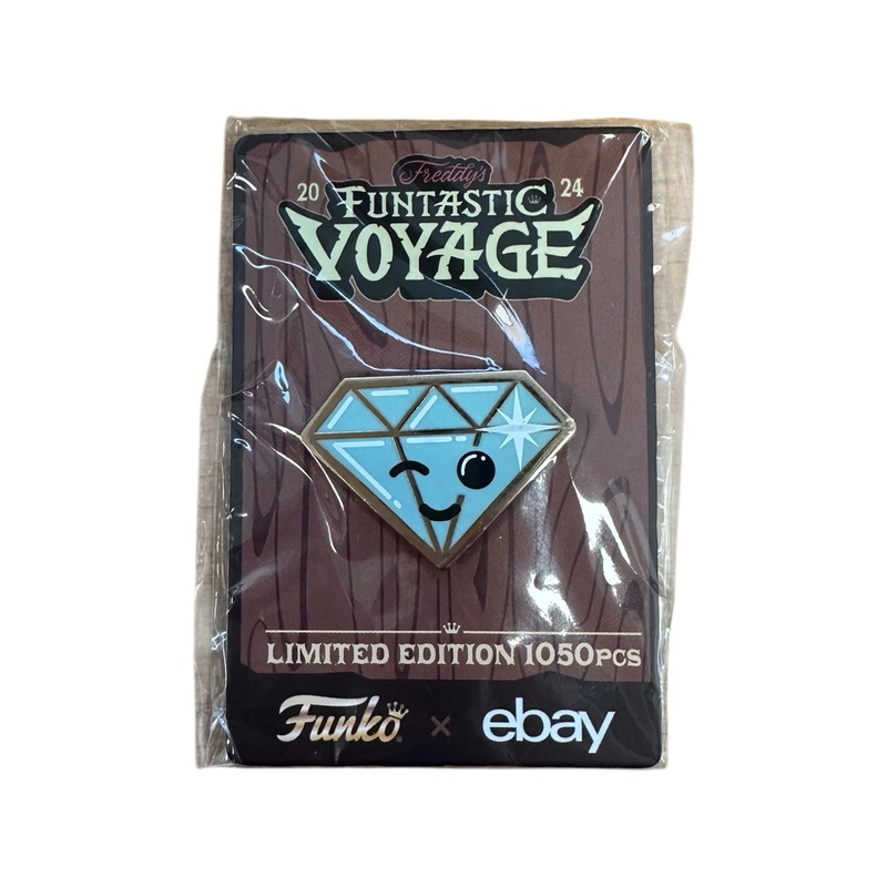 Freddy Jewel Diamond Funko Enamel Pin! - Freddy's Funtastic Voyage 2024 Exclusive LE1050 Pcs