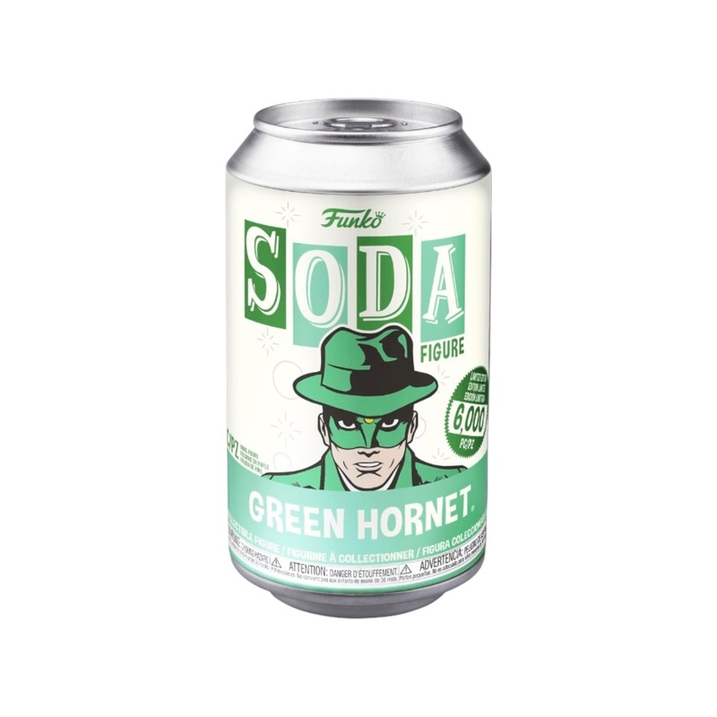 Green Hornet Black Chase Funko Soda Vinyl Figure! - The Green Hornet - LE1/1000 Pcs