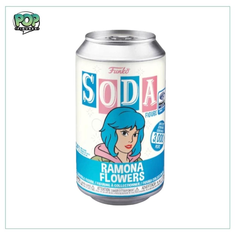 Ramona Flowers (Blue) Funko Soda Vinyl Figure! - Scott Pilgrim Vs The World - LE3000 Pcs - Wondercon 2020 Official Convention Exclusive