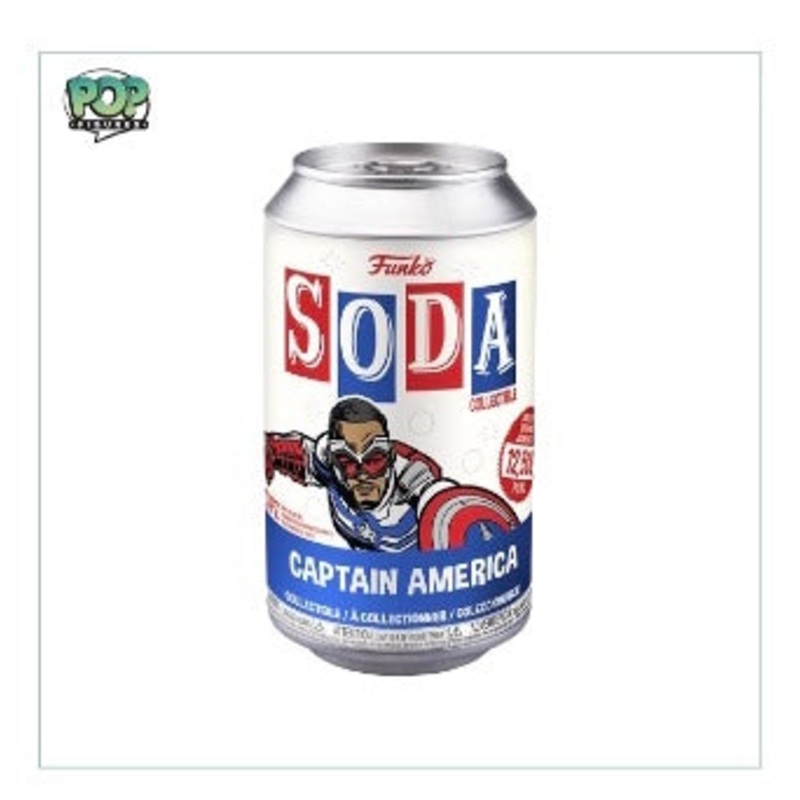 Captain America Funko Soda Vinyl Figure! - Marvel - LE12500 Pcs USA - Chance of Chase