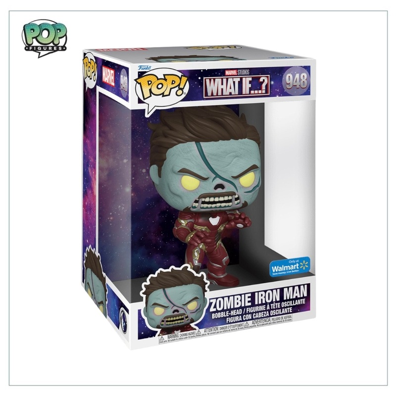 Zombie Iron Man #948 Deluxe 10 Funko Pop! Marvel What If?  Walmart Exclusive