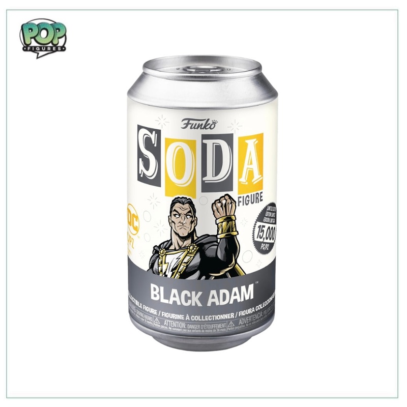 Black Adam Funko Soda Vinyl Figure! - DC - LE15000 Pcs - Chance Of Chase