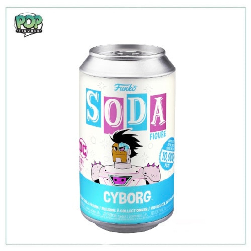 Cyborg Funko Soda Vinyl Figure! - Teen Titans GO! - LE10000 Pcs - Chance Of Chase