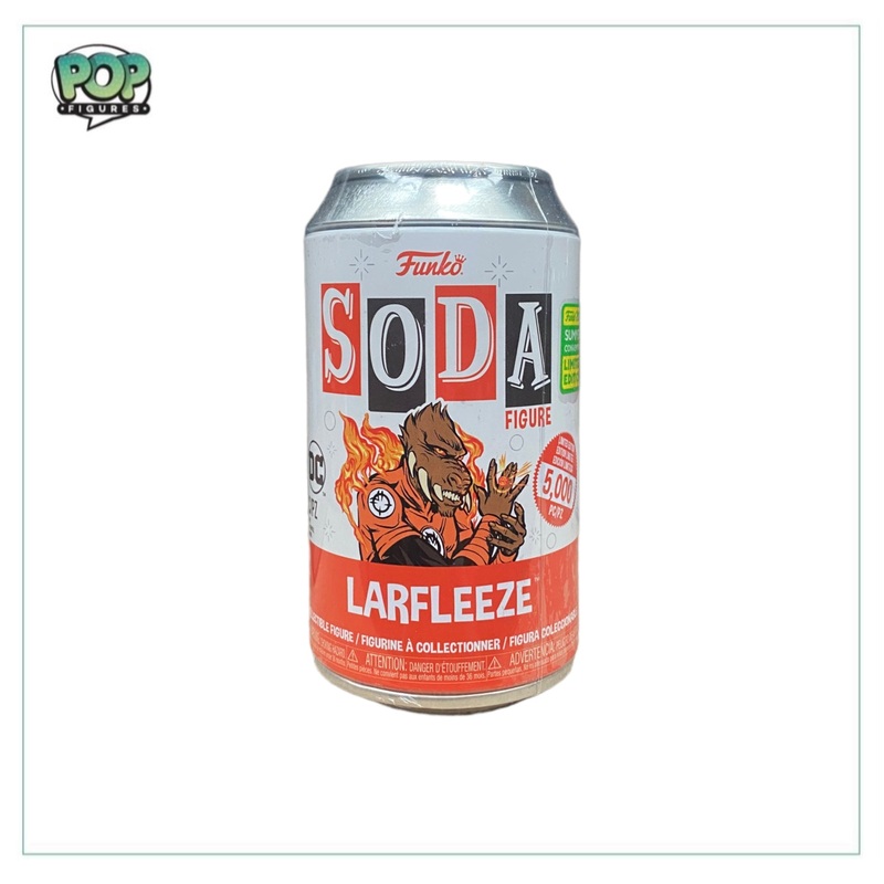 Larfleeze Funko Soda Vinyl Figure! - DC -  LE5000 Pcs - SDCC 2022 Shared Exclusive - Chance Of Chase