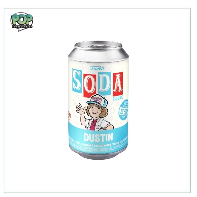 Dustin Funko Soda Vinyl Figure! - Stranger Things - LE12500 Pcs - Chance of Chase