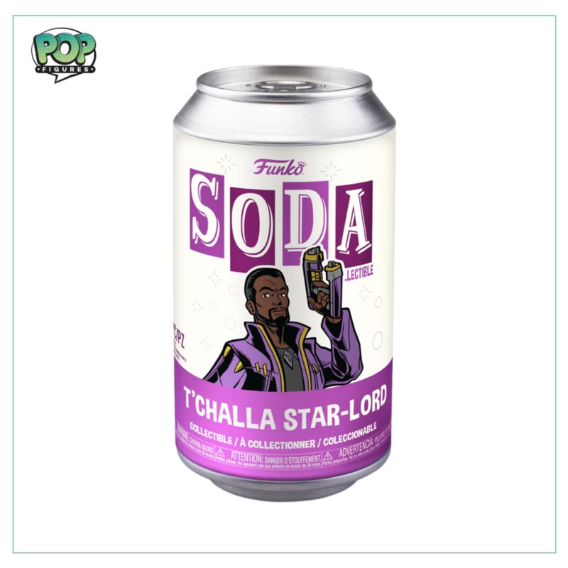 Star-Lord TChalla Funko Soda Vinyl Figure! - Marvel - Chance of Chase