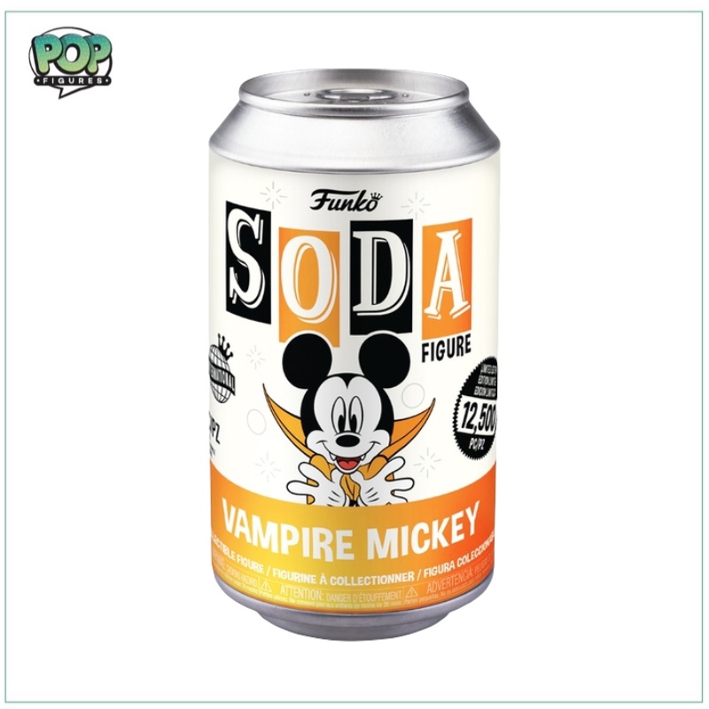 Vampire Mickey Funko Soda Vinyl Figure! - Disney - International LE12500 Pcs - Chance of Chase