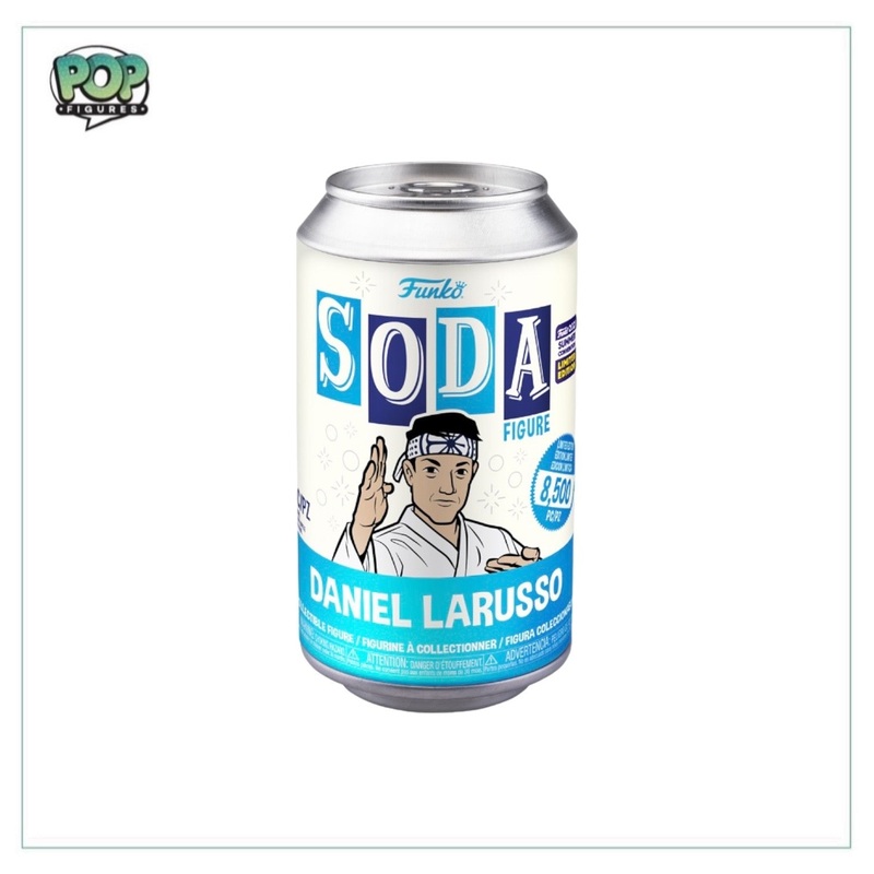 Daniel Larusso Funko Soda Vinyl Figure! - Cobra Kai - SDCC 2023 Shared Exclusive LE8500 Pcs - Chance of Chase