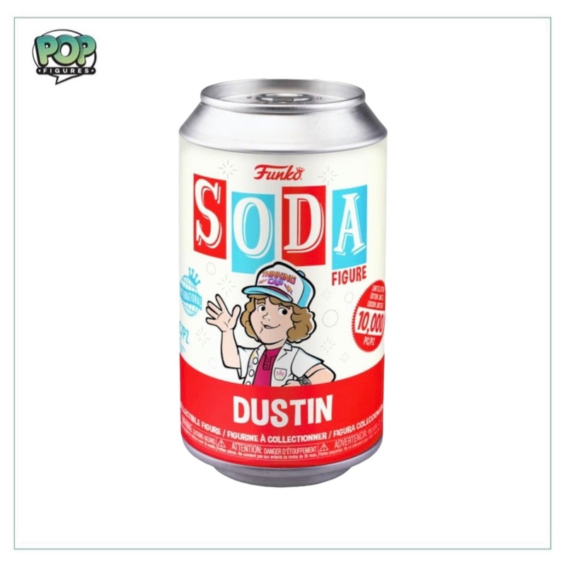 Dustin Funko Soda Vinyl Figure! - Stranger Things - International LE10000 Pcs - Chance of Chase