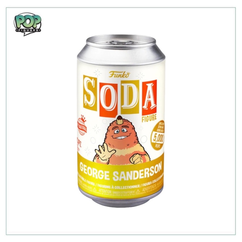 George Sanderson Funko Soda Vinyl Figure! - Monsters Inc. - International LE5000 Pcs - Chance of Chase