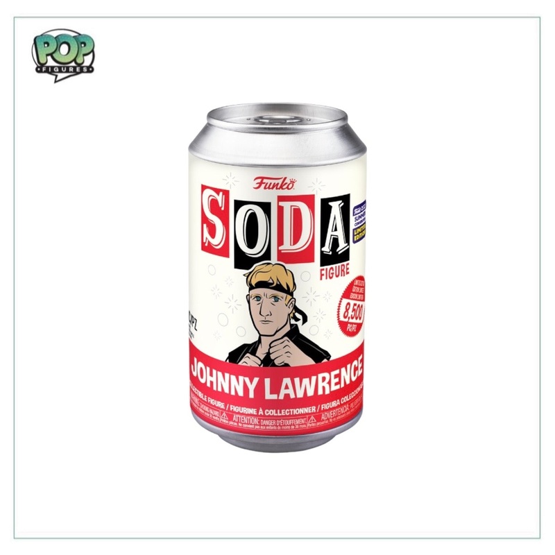 Johnny Lawrence Funko Soda Vinyl Figure! - Cobra Kai - SDCC 2023 Shared Exclusive LE8500 Pcs - Chance of Chase