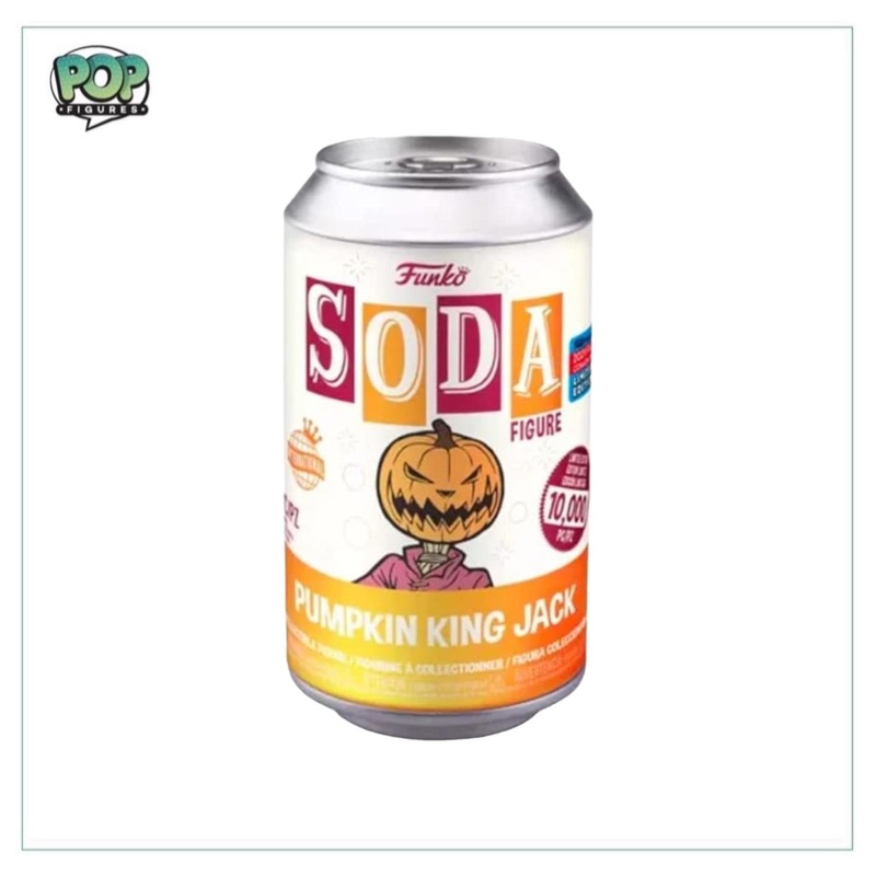 Pumpkin King Jack Funko Soda Vinyl Figure! - Nightmare Before Christmas - International NYCC 2021 Shared Exclusive LE10000 Pcs - Chance of Chase