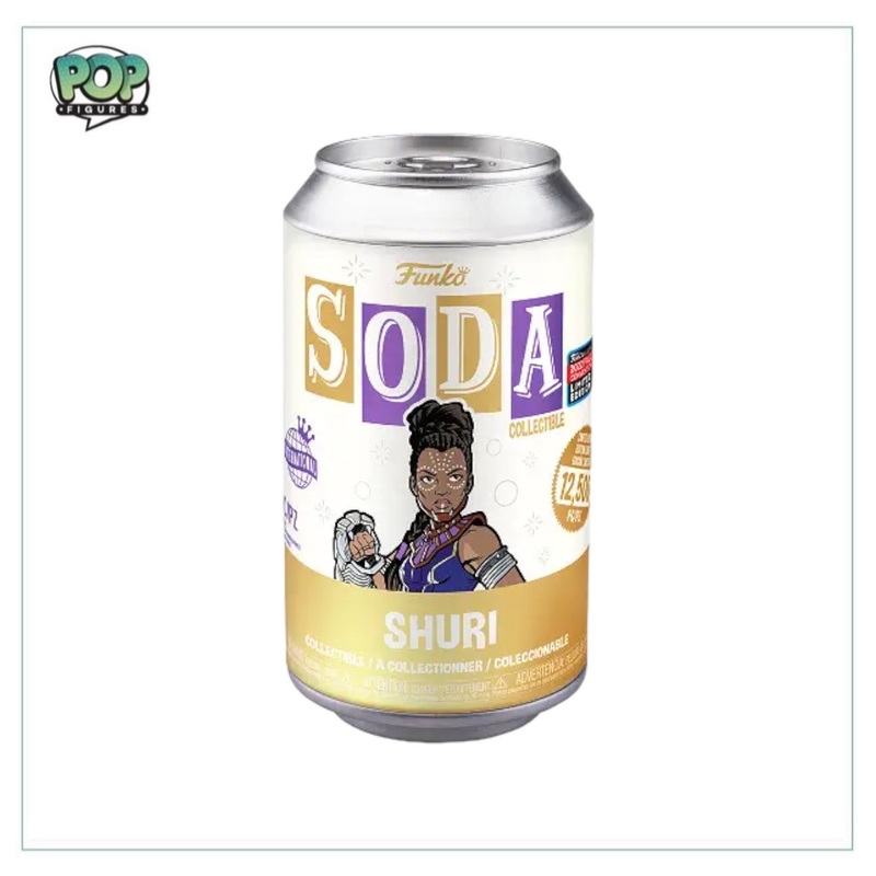 Shuri Funko Soda Vinyl Figure! - Black Panther - International NYCC 2022 Shared Exclusive LE12500 Pcs - Chance of Chase
