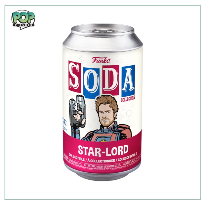 Star-Lord Funko Soda Vinyl Figure! - Guardians of The Galaxy Vol. 3 - Chance of Chase
