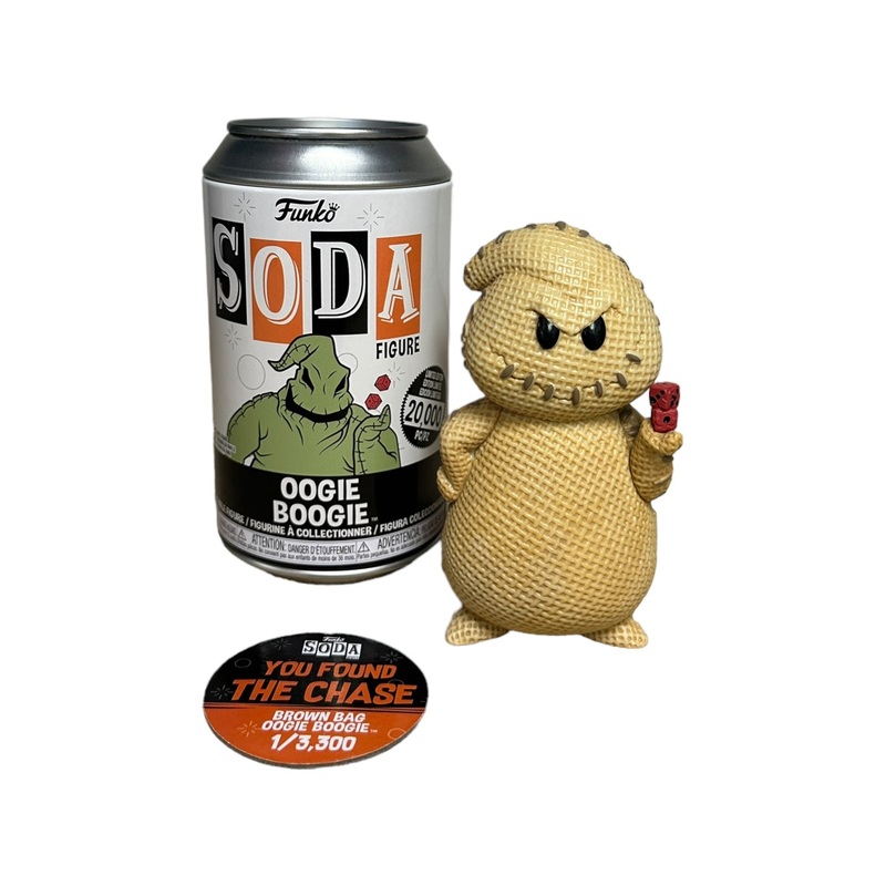 Oogie Boogie Brown Bag Chase Funko Soda Vinyl Figure! - The Nightmare Before Christmas - LE1/3300 Pcs