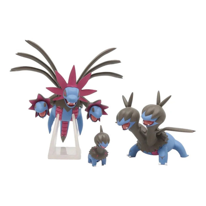 Pokemon Hydreigon Evolution Set Figure Model Kit - Bandai Spirits