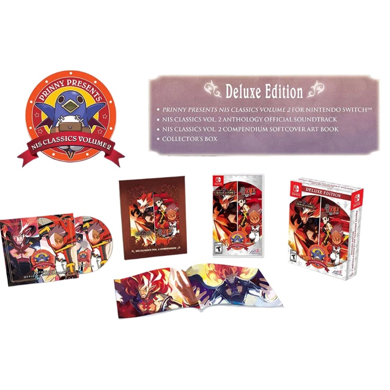 Prinny Presents NIS Classics Volume 2 Deluxe Edition - Makai Kingdom: Reclaimed and Rebound | Z.H.P.: Unlosing Ranger vs. Darkdeath Evilman - Nintendo Switch