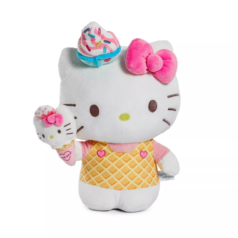 Hello Kitty Ice Cream Cone Plush - Kidrobot