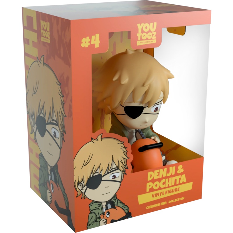 Chainsaw Man Denji & Pochita Vinyl Figure - Youtooz #4