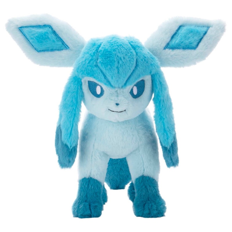 Pokemon Glaceon Plush Toy (M) - Takara Tomy A.R.T.S. - Kutakutatatta!
