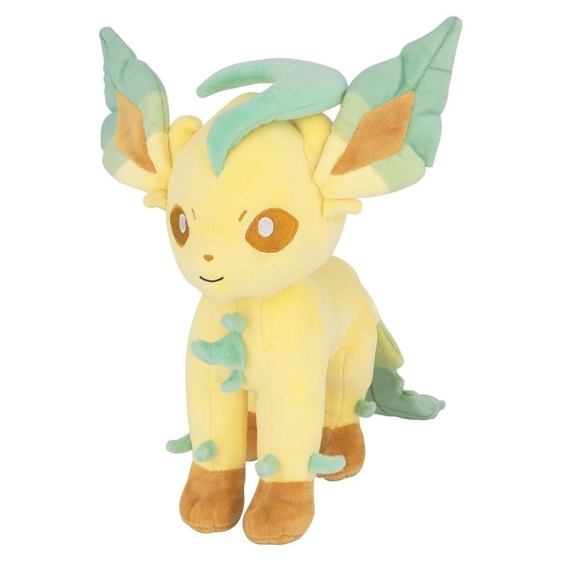 Pokemon Leafeon Plush Toy (M) - San-ei - All Star Collection