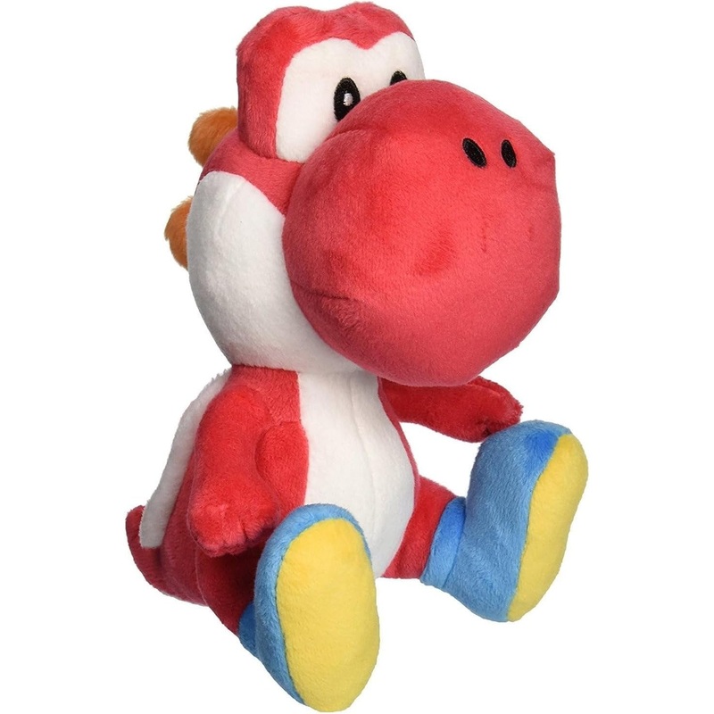 Super Mario Red Yoshi 7" Plush Toy - Little Buddy - All Star Collection