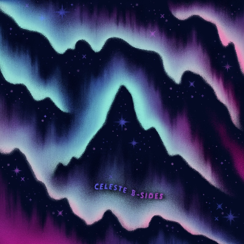 Celeste B Sides Soundtrack - Vinyl LP Record (Blue White Swirl)