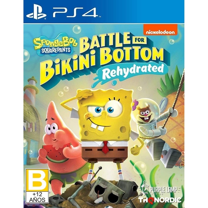 SpongeBob SquarePants: Battle for Bikini Bottom Rehydrated - PlayStation 4 - THQ Nordic