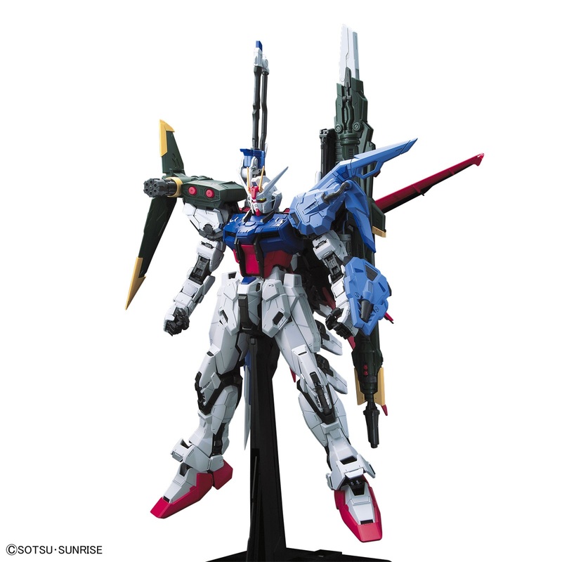 Mobile Suit Gundam SEED GAT-X105+AQM/E-YM1 Perfect Strike Gundam O.M.N.I. Enforcer Mobile Suit 1/60 Scale Model Kit - Bandai Spirits - Gun Perfect Grade (PG)