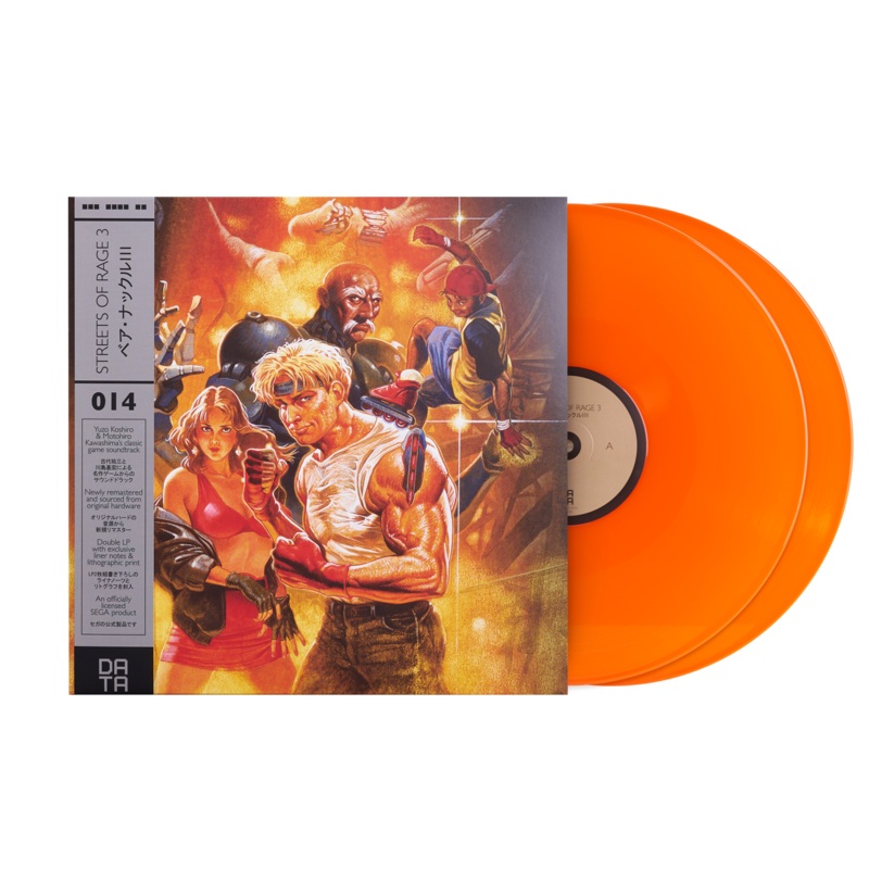 Streets of Rage Soundtrack 2 LP Orange Vinyl