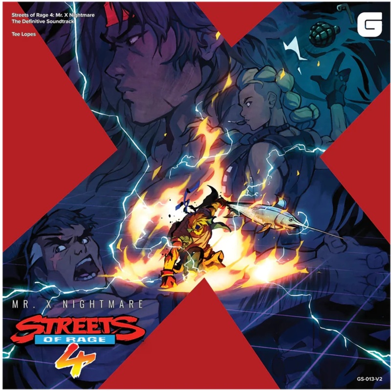 Streets of Rage 4: Mr X Nightmare--The Definitive Soundtrack - Vinyl LP Record (OST)