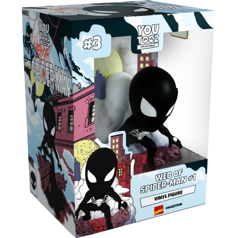 Web of Spider-Man #1 Symbiote Vinyl Figure - Youtooz (Marvel Comics Collection #3)