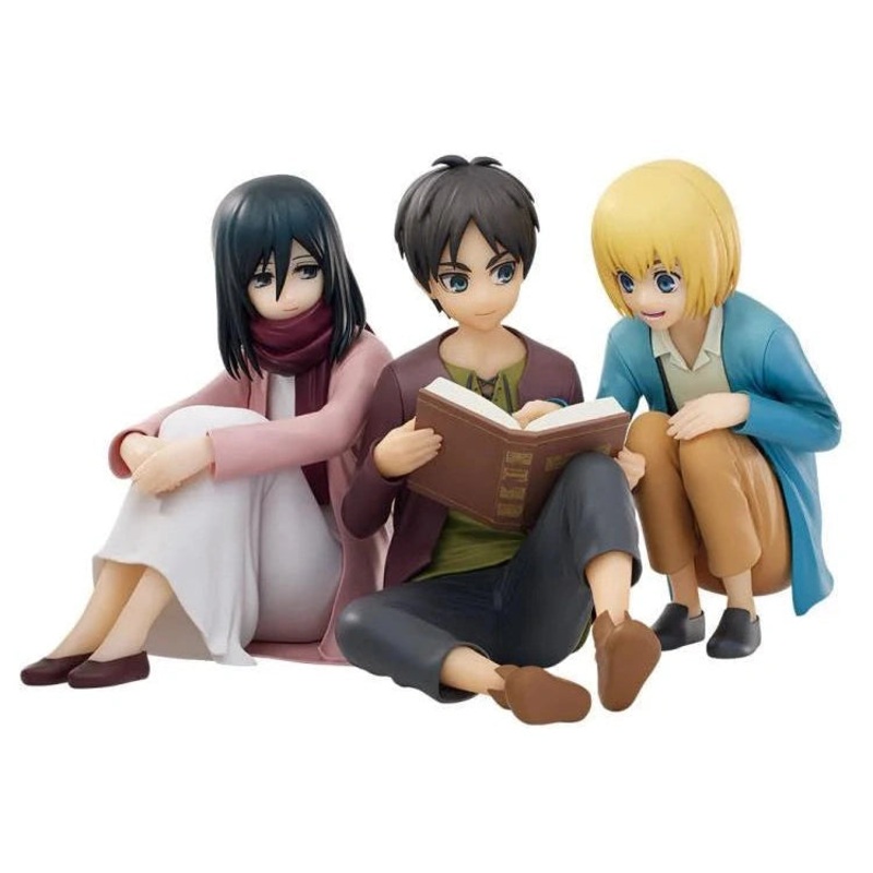 Attack on Titan Eren Jaeger, Mikasa Ackerman & Armin Arlert (Rumbling) Figure - Bandai Spirits (Ichibansho)