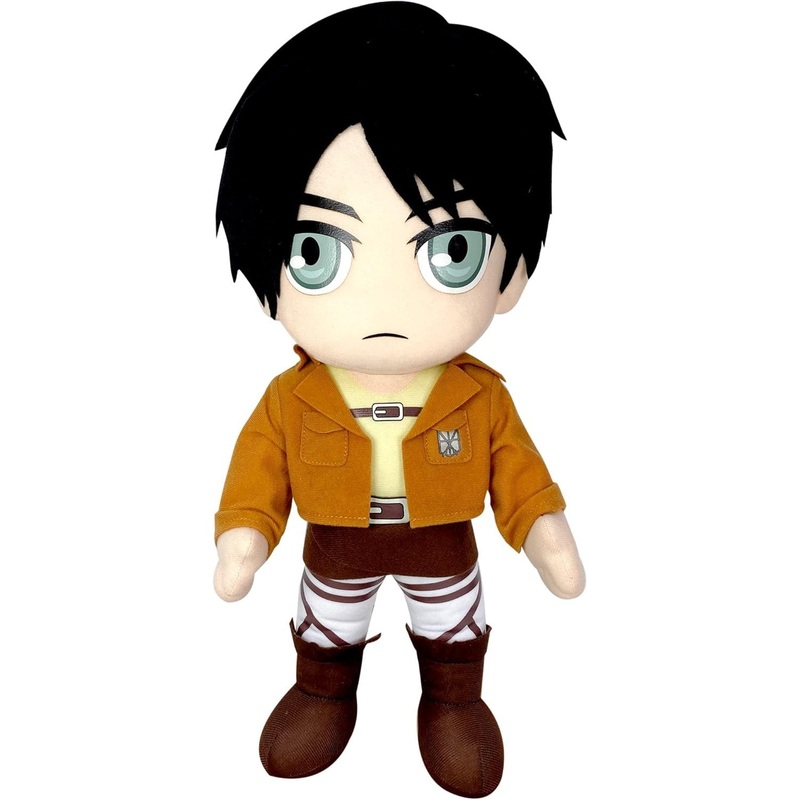 Attack on Titan Eren Yeager Stuffed Plush Anime Doll (Large 18") - Great Eastern Entertainment