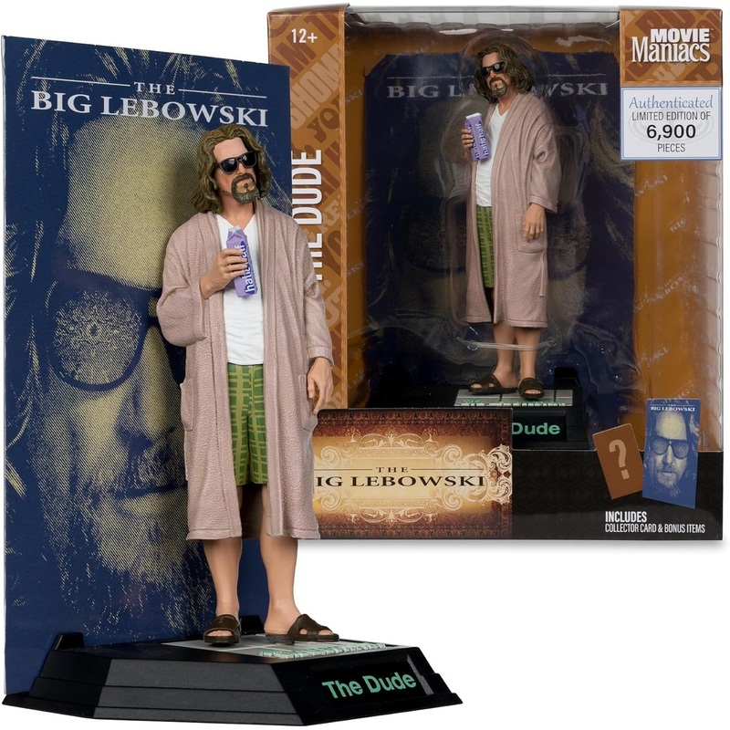 Big Lebowski The Dude 6" Statue Figure - McFarlane Toys - (Movie Maniacs, Limited Edition)