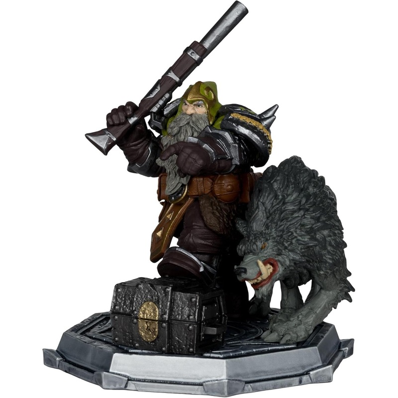 World of Warcraft Dwarf Hunter Beast Master & Marksman 1/12 Scale Figure - McFarlane Toys (Wave 2)