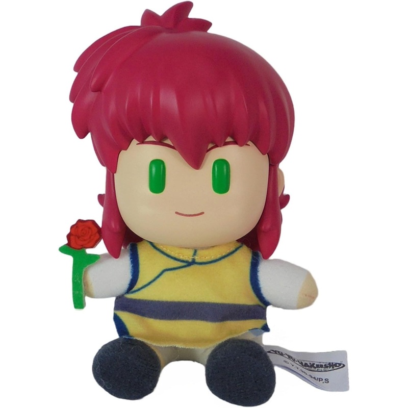 YuYu Hakusho Kurama with Rose 4.5" Vinyl Head Mini Plush  - Great Eastern Entertainment - (FigureKey)
