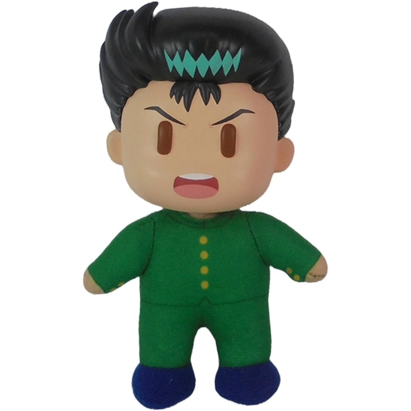 YuYu Hakusho Yusuke Urameshi (Angry) 4.5" Vinyl Head Mini Plush  - Great Eastern Entertainment - (FigureKey)