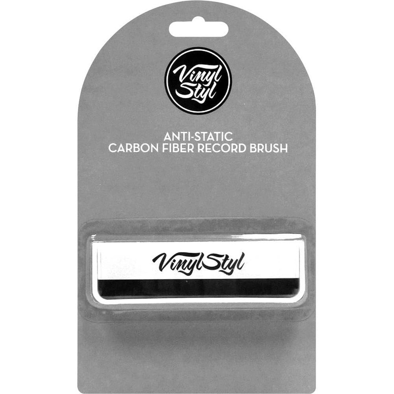 Anti-Static Carbon Fiber Record Brush (White) - Vinyl Styl