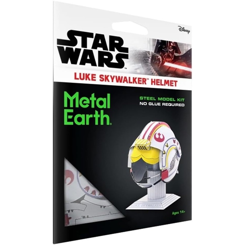 Star Wars Luke Skywalker Helmet Steel Model Kit - Fascinations - Metal Earth
