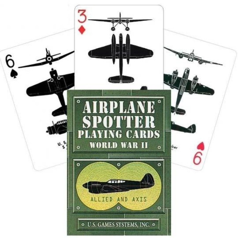 Airplane Spotter playing cards