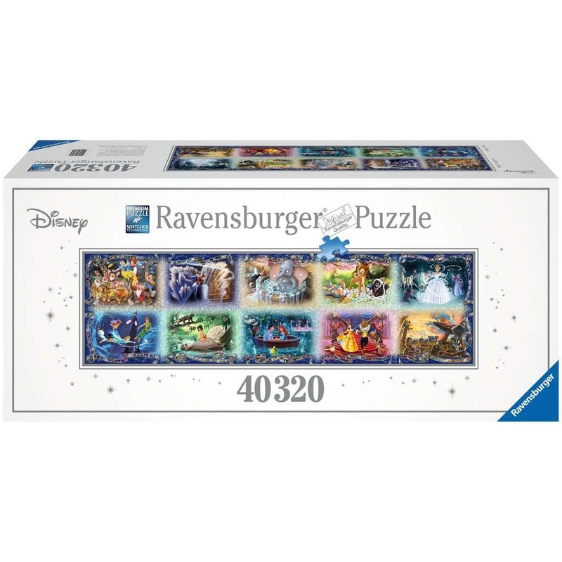 ONE OF THE BIGGEST jigsaw puzzle in the world: "Memorable Disney Moments" - 40320 pieces
