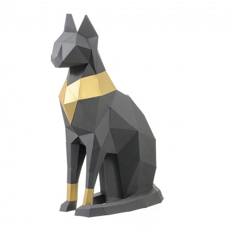 3D Papercraft Kit Cat PP-2KBA-2GR
