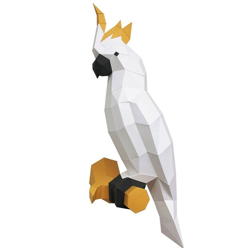 3D Papercraft Kit Cockatoo PP-1KKD-2WK