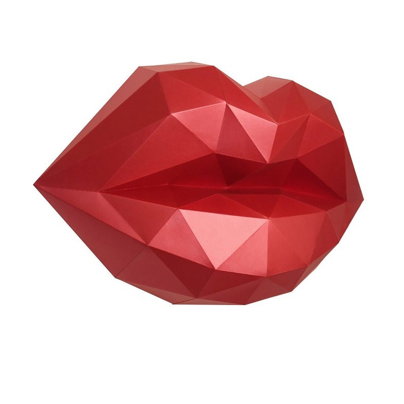 3D Papercraft Kit Mouth Red PP-1MHT-RED