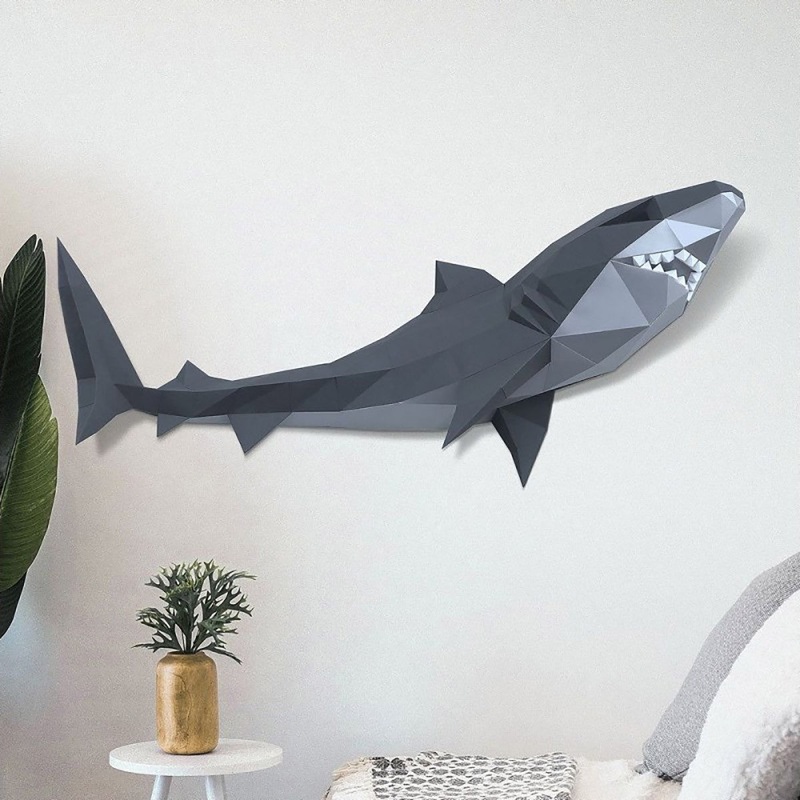 3D Papercraft Kit Shark PP-1AKU-3SGB